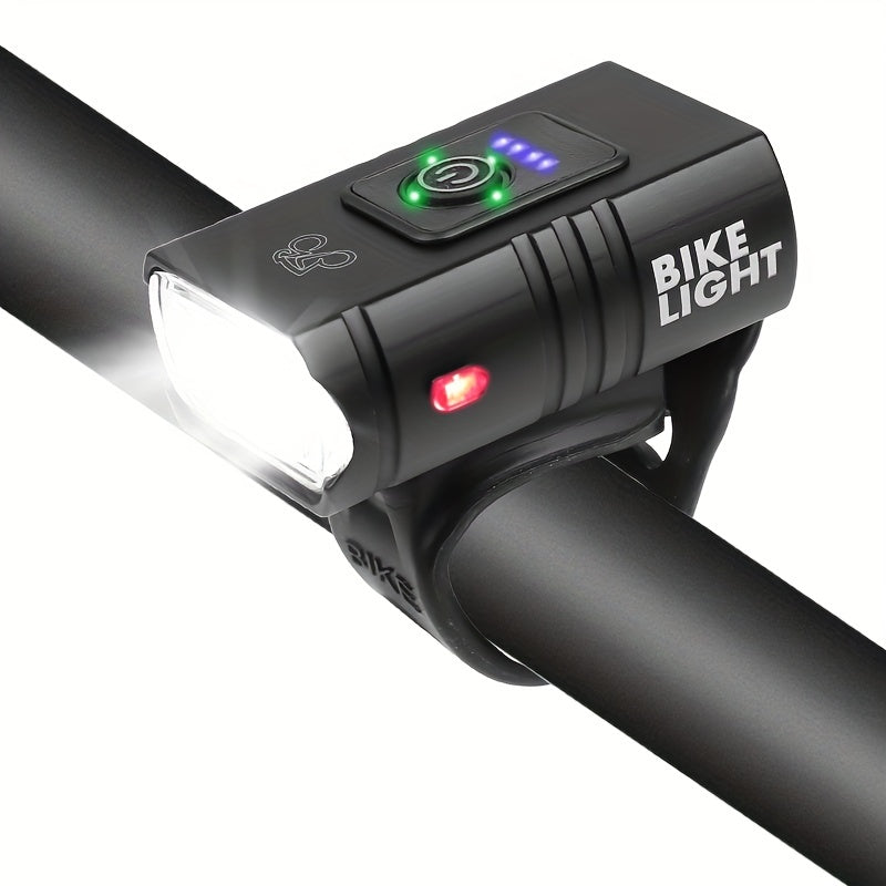 1pc USB wiederauf ladbare Fahrrad Scheinwerfer-wasserdicht, super helles Fahrrad licht mit 6 Modi für Outdoor &amp; Nacht fahren