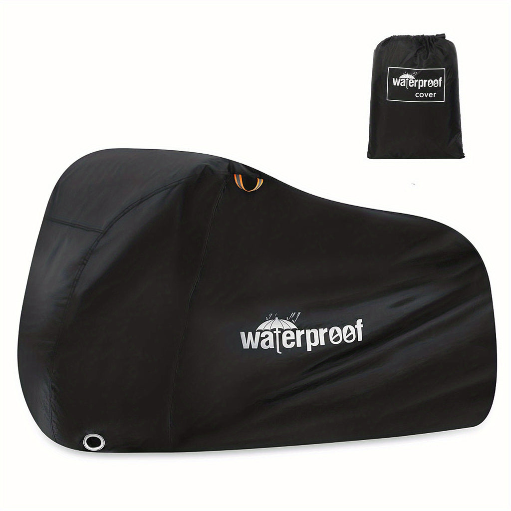 Waterproof Bike Cover for Outdoor Storage - Protects Against Dust, Rain, and UV Rays - Fits 1-2 Mountain, Road, or Electric Bikes - Includes Lock-Holes and Storage Bag