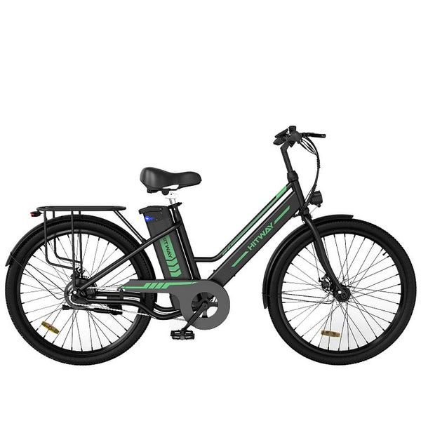 Hitway BK8S Electric Bike, 8.4AH/36V Lithium Battery, Adjustable Seat with 2 Driving Modes