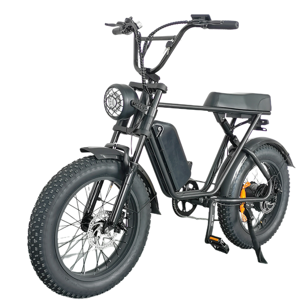 C91 bici elettrica 48V 1000W motore 15Ah batteria, 20*4.0 pollici grasso pneumatico anteriore e posteriore meccanico freno a disco