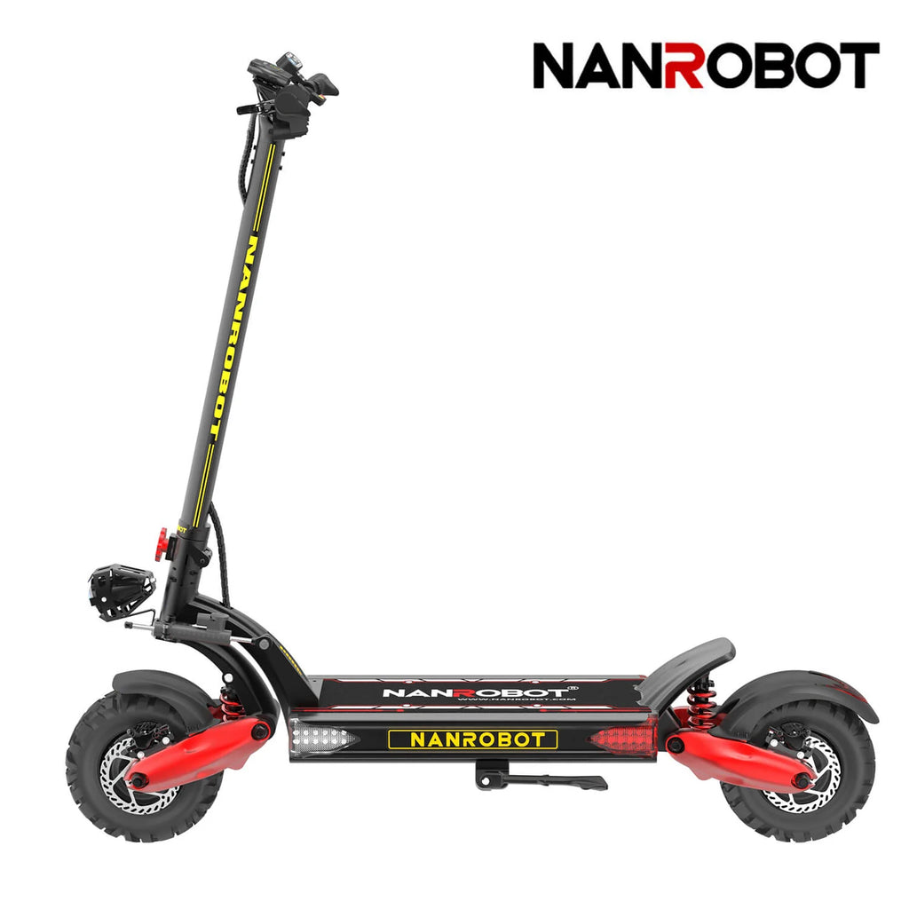 NANROBOT LS7+ Electric Scooter 4800W Motor 11" Pneumatic Tires Up to 45 Miles & 55MPH