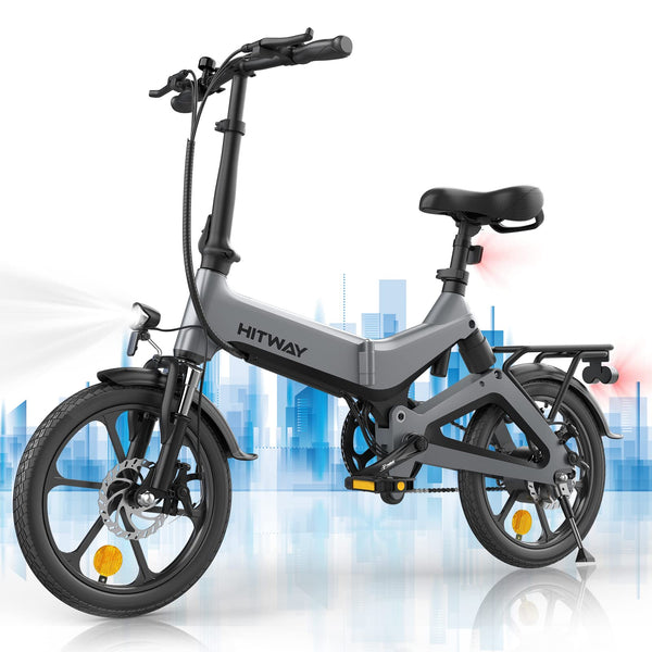 HITWAY Elektro fahrrad für Erwachsene, 250W/36V/7,5 Ah Ebike mit abnehmbarem Akku