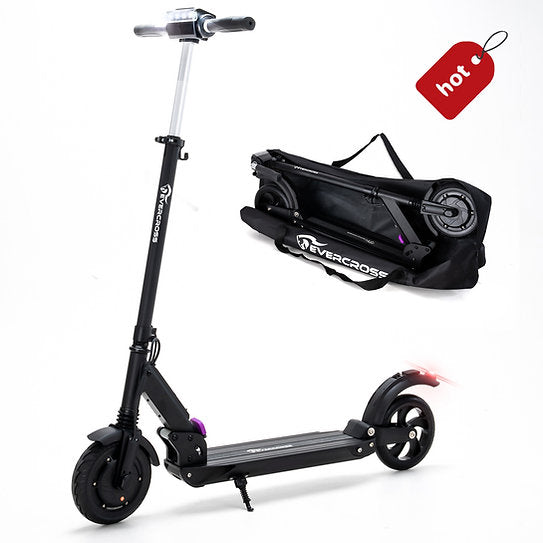 Whose Cape Leaflet EVERCROSS EV08E Electric Scooter, 8" Solid Tires & 500W Motor. – Ridefaboard