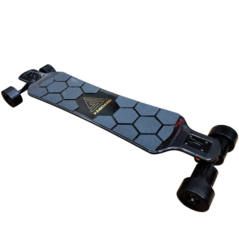 Faboard All Carbon Fiber Black Carve Version 3 Direct Drive Electric Skateboard - ridefaboard