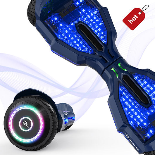 Hoverboard EVERCROSS, Hoverboards Bluetooth habilitados para aplicaciones de 6,5 pulgadas, scooter de autoequilibrio, Hoverboard para niños, adolescentes y adultos 